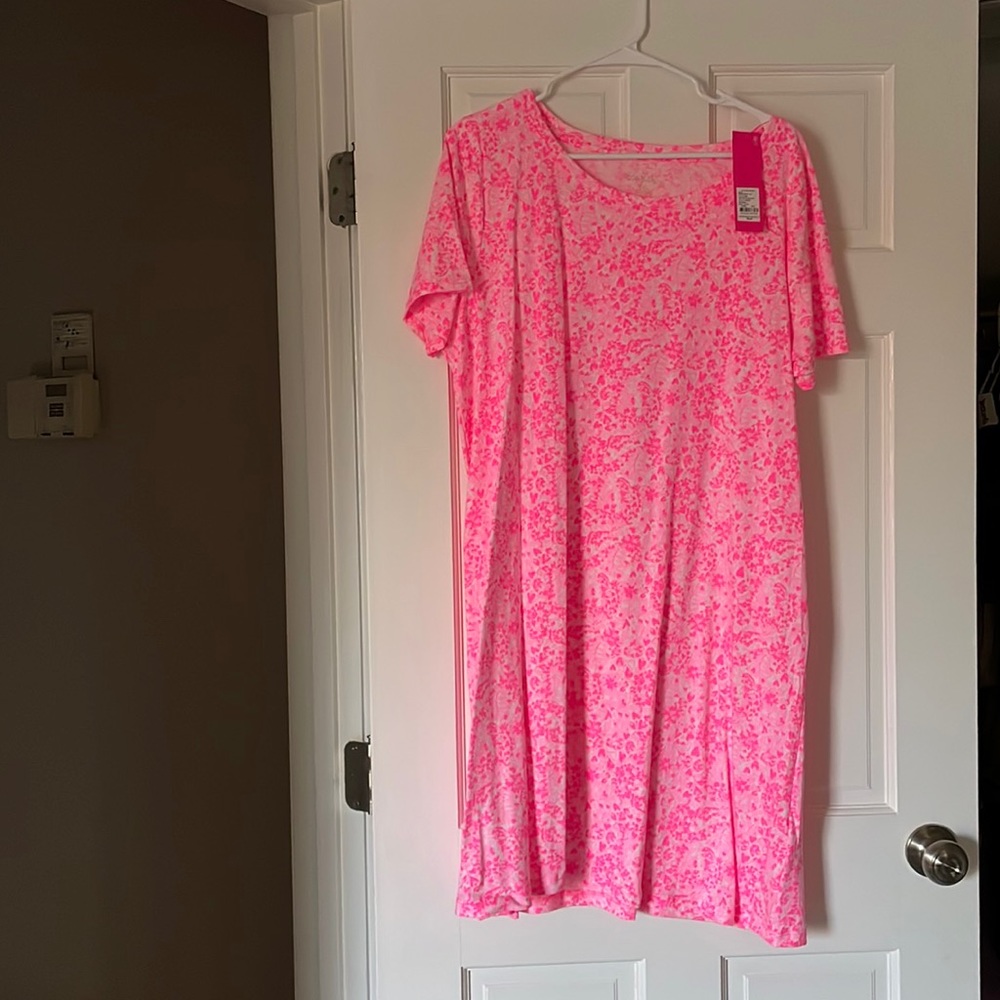 Lilly Pulitzer  BRAND NEW WITH TAGS t-shirt dress size XXL
